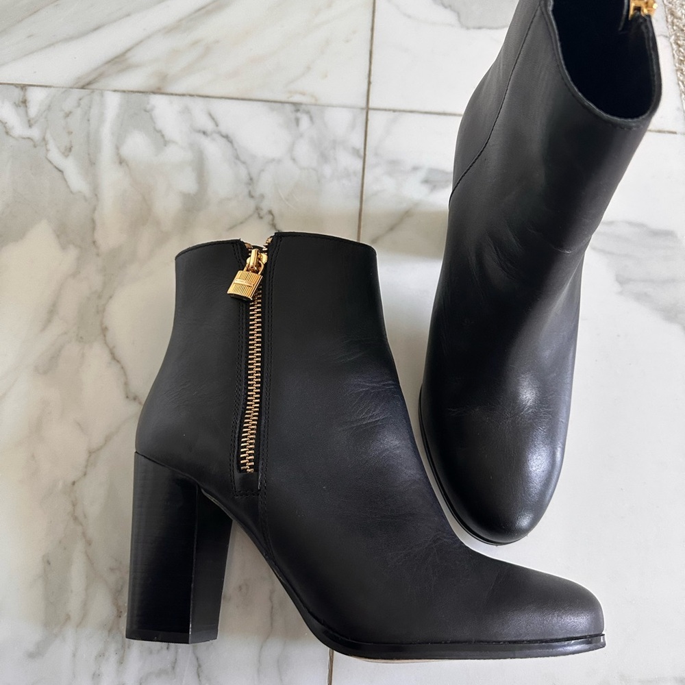 Michael Kors Leather Ankle Boots - worn once